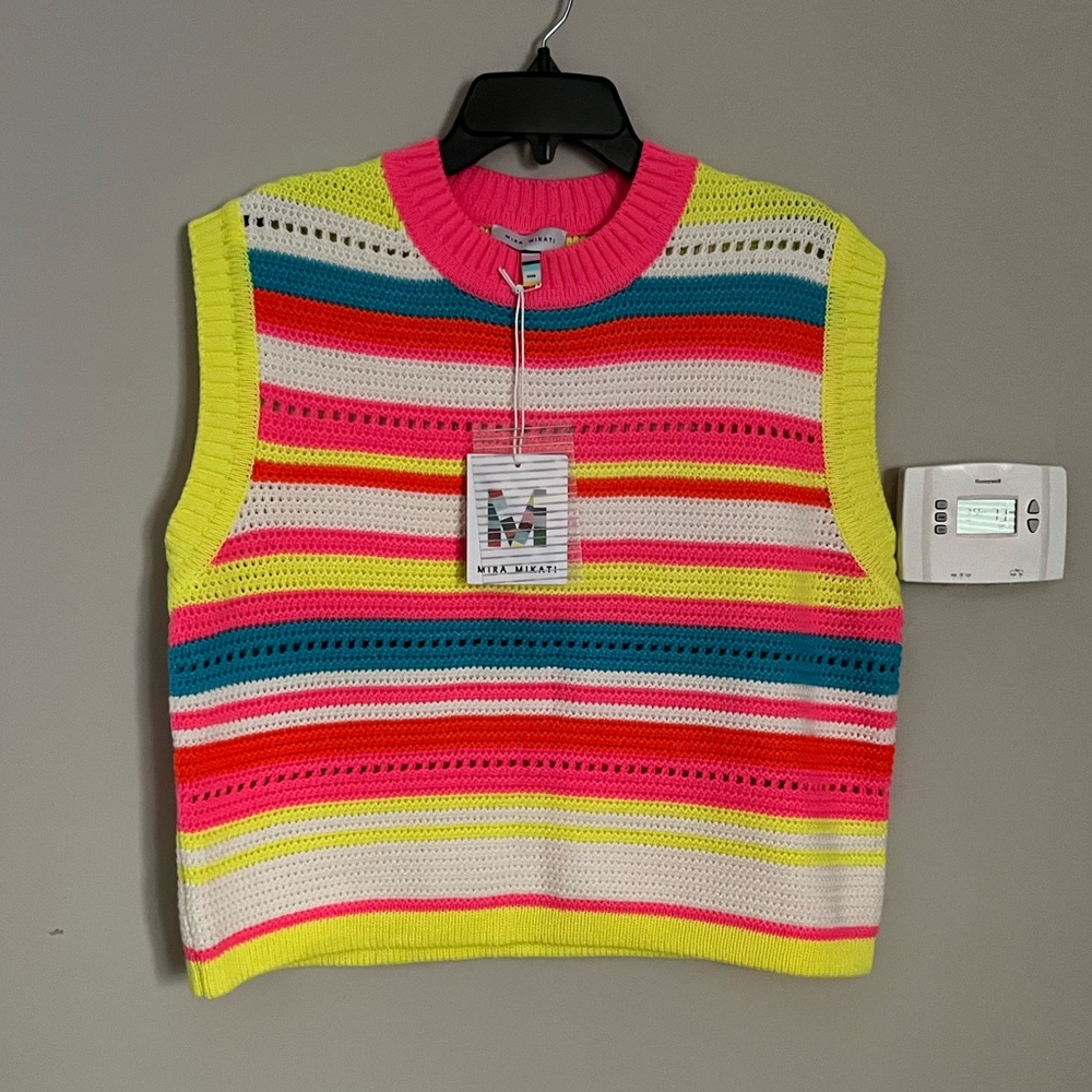 Mira Mikati Striped Vest